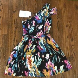 Floral off the shoulder dress